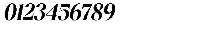 Bigdora Black Semi Condensed Italic Font OTHER CHARS