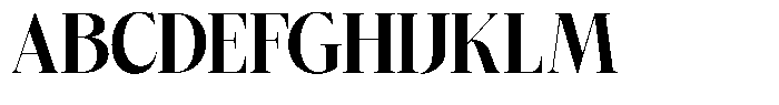 Bigdora Black Semi Condensed Font UPPERCASE