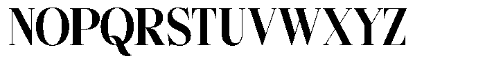 Bigdora Black Semi Condensed Font UPPERCASE