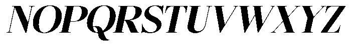 Bigdora Black Semi Expanded Italic Font UPPERCASE