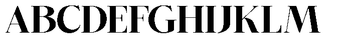 Bigdora Black Semi Expanded Font UPPERCASE