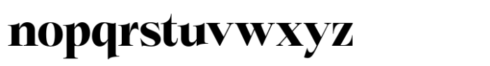 Bigdora Black Font LOWERCASE