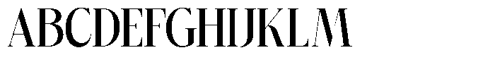 Bigdora Bold Condensed Font UPPERCASE
