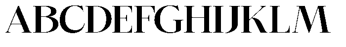 Bigdora Bold Expanded Font UPPERCASE