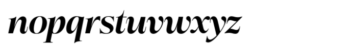 Bigdora Bold Italic Font LOWERCASE