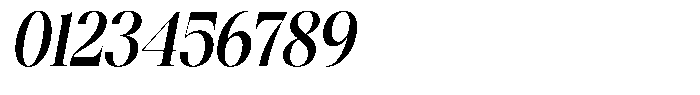 Bigdora Bold Semi Condensed Italic Font OTHER CHARS