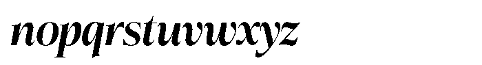 Bigdora Bold Semi Condensed Italic Font LOWERCASE