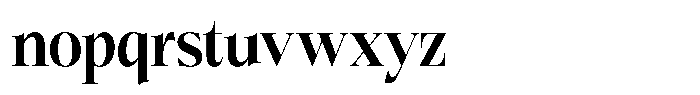 Bigdora Bold Semi Condensed Font LOWERCASE