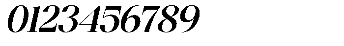 Bigdora Bold Semi Expanded Italic Font OTHER CHARS