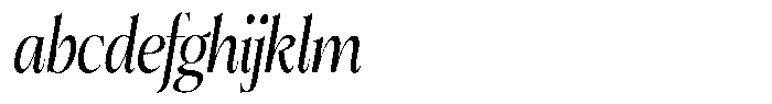 Bigdora Condensed Italic FONT