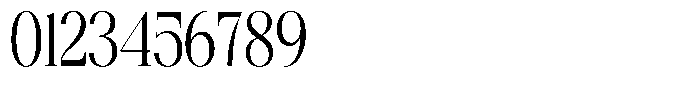 Bigdora Condensed Font OTHER CHARS