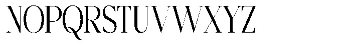 Bigdora Condensed Font UPPERCASE