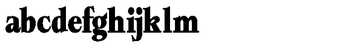 Bigdora Contrast Black Condensed FONT