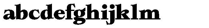 Bigdora Contrast Black Expanded FONT