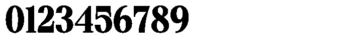 Bigdora Contrast Black Semi Condensed Font OTHER CHARS