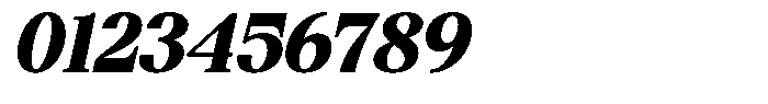 Bigdora Contrast Black Semi Expanded Italic Font OTHER CHARS