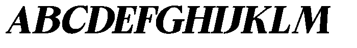 Bigdora Contrast Black Semi Expanded Italic Font UPPERCASE