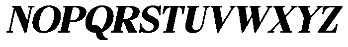 Bigdora Contrast Black Semi Expanded Italic Font UPPERCASE