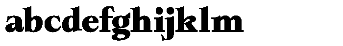 Bigdora Contrast Black Semi Expanded FONT