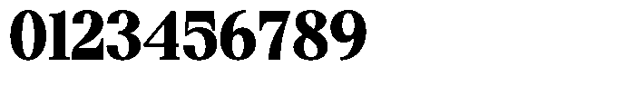 Bigdora Contrast Black Font OTHER CHARS