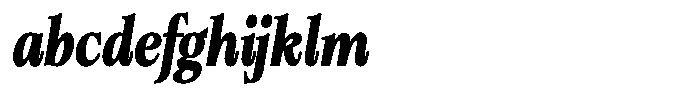 Bigdora Contrast Bold Condensed Italic FONT