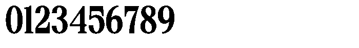 Bigdora Contrast Bold Condensed Font OTHER CHARS