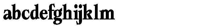 Bigdora Contrast Bold Condensed FONT