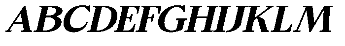Bigdora Contrast Bold Expanded Italic Font UPPERCASE