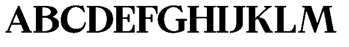 Bigdora Contrast Bold Expanded Font UPPERCASE