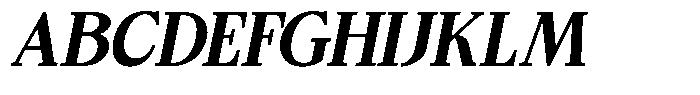 Bigdora Contrast Bold Italic Font UPPERCASE