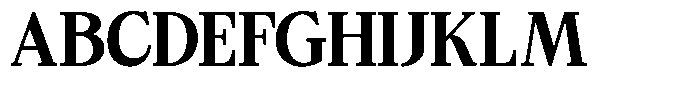 Bigdora Contrast Bold Font UPPERCASE