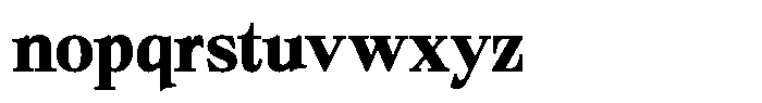 Bigdora Contrast Bold Font LOWERCASE