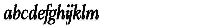 Bigdora Contrast Condensed Italic FONT