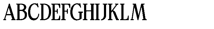 Bigdora Contrast Condensed Font UPPERCASE