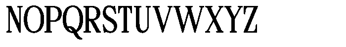 Bigdora Contrast Condensed Font UPPERCASE