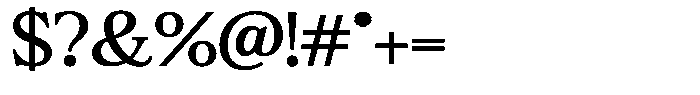 Bigdora Contrast Expanded Font OTHER CHARS