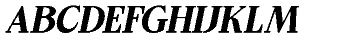 Bigdora Contrast Extra Bold Italic Font UPPERCASE