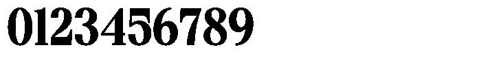 Bigdora Contrast Extra Bold Semi Condensed Font OTHER CHARS