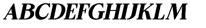 Bigdora Contrast Extra Bold Semi Expanded Italic Font UPPERCASE