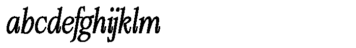 Bigdora Contrast Extra Light Condensed Italic FONT