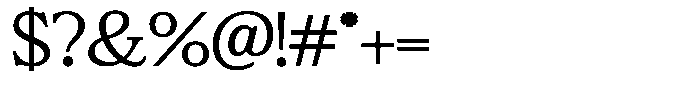 Bigdora Contrast Extra Light Expanded Font OTHER CHARS