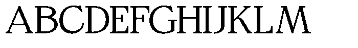 Bigdora Contrast Extra Light Expanded Font UPPERCASE