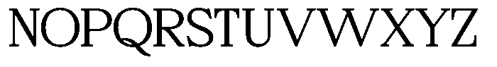 Bigdora Contrast Extra Light Expanded Font UPPERCASE