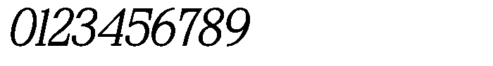 Bigdora Contrast Extra Light Italic Font OTHER CHARS