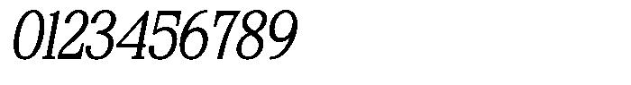Bigdora Contrast Extra Light Semi Condensed Italic Font OTHER CHARS