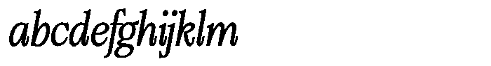 Bigdora Contrast Extra Light Semi Condensed Italic FONT
