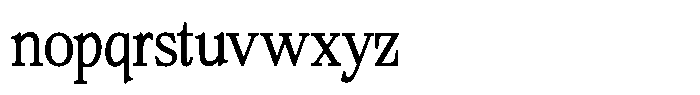 Bigdora Contrast Extra Light Semi Condensed Font LOWERCASE