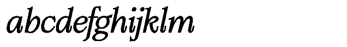 Bigdora Contrast Extra Light Semi Expanded Italic FONT