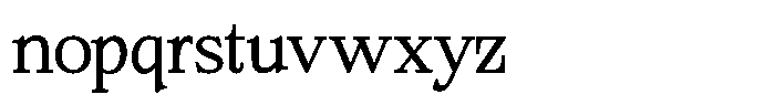 Bigdora Contrast Extra Light Semi Expanded Font LOWERCASE