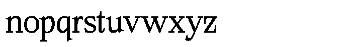 Bigdora Contrast Extra Light Font LOWERCASE